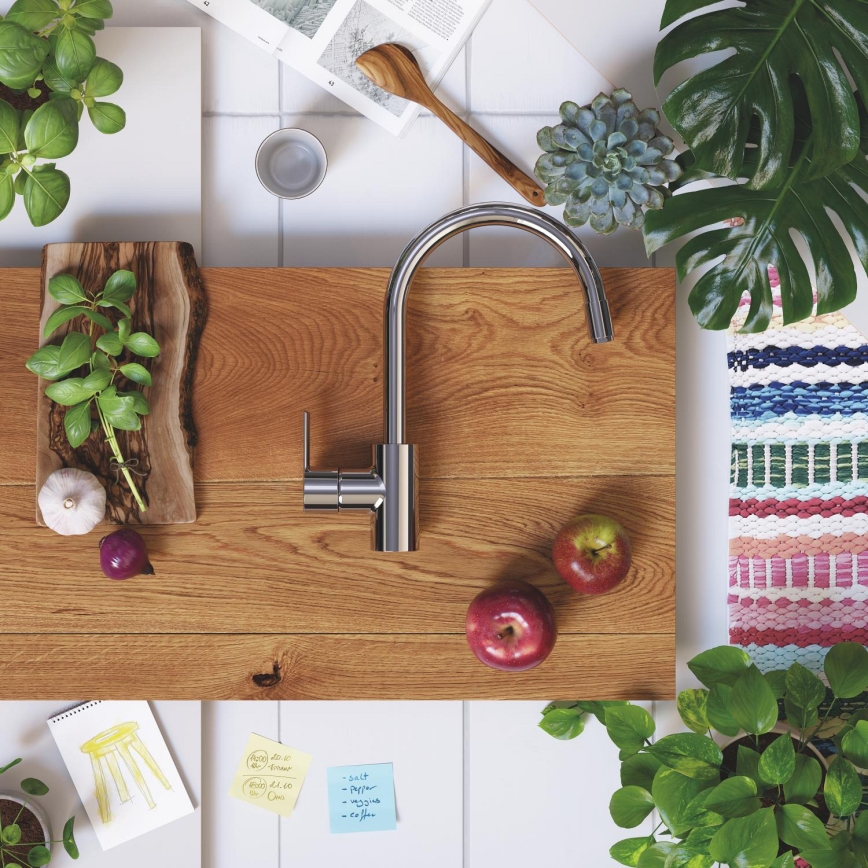 GROHE 32671002 - FEEL kitchen faucet, polished chrome