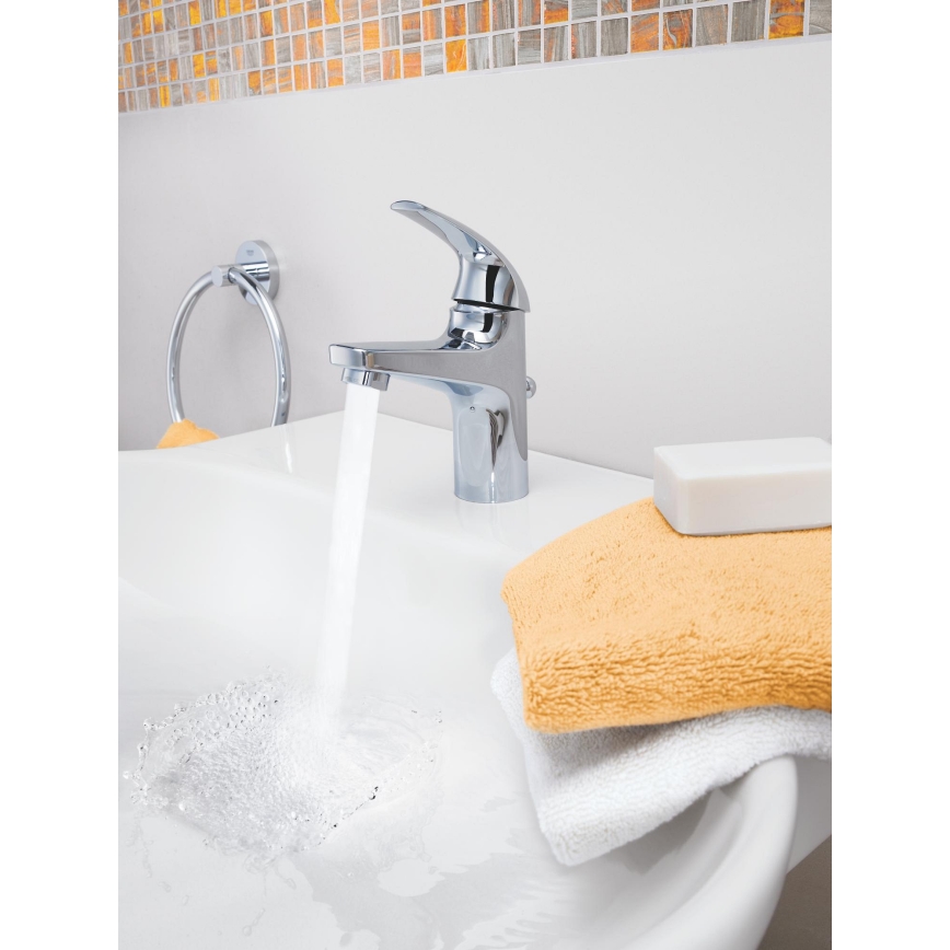 GROHE 32805000 - BAUCURVE DN 15 Basin mixer, Polished Chrome