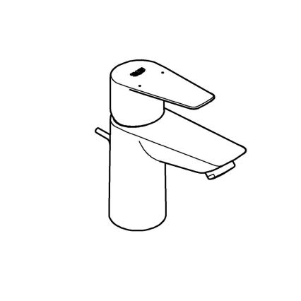 GROHE 32819001 - BAUEDGE 147 mm Basin Mixer, Polished Chrome