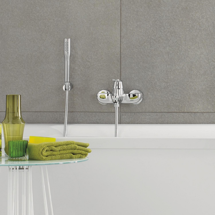GROHE 32832000 - EUROSMART COSMOPOLITAN bath set with mixer, polished chrome