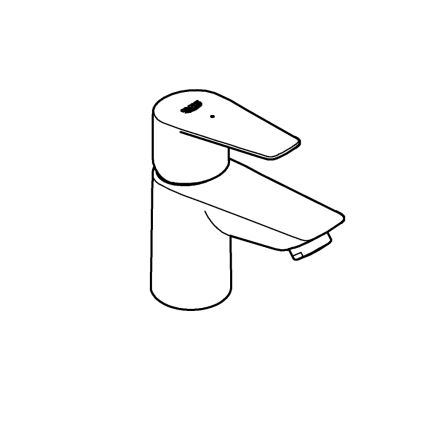 GROHE 32861001 - BAUEDGE 131 mm Deck-mounted Valve, Polished Chrome