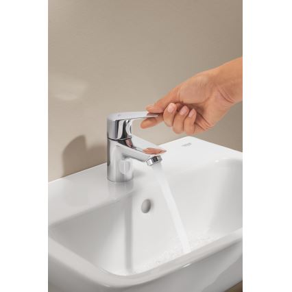 GROHE 32861001 - Deck-mounted basin mixer BAUEDGE 131 mm polished chrome