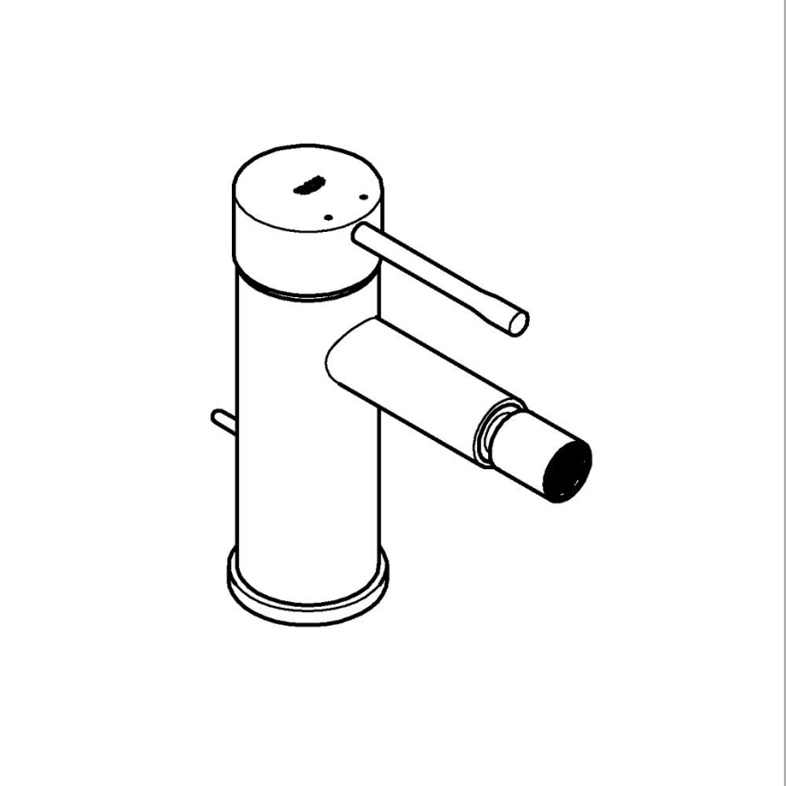 GROHE 32935DC1 - ESSENCE Bidet Mixer Stainless Steel