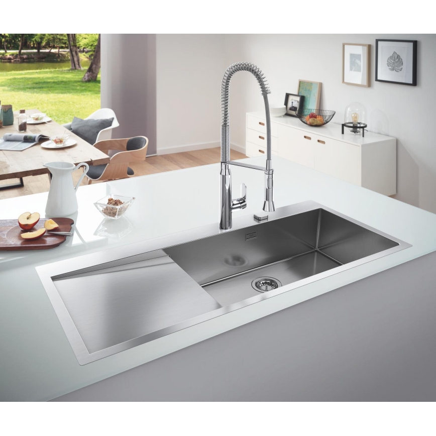 GROHE 32950000 - K7 Kitchen Sink Mixer Tap, Polished Chrome
