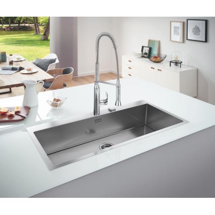 GROHE 32950000 - K7 Kitchen Sink Mixer Tap, Polished Chrome