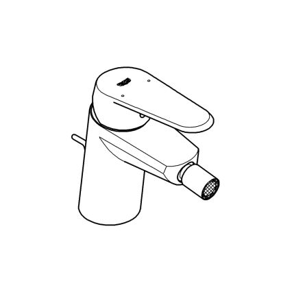 GROHE 33244002 - Bidet Mixer EURODISC COSMOPOLITAN DN 15 Polished Chrome