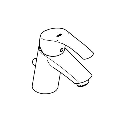 GROHE 33265002 - EUROSMART Basin Mixer DN 15, Size S, Polished Chrome