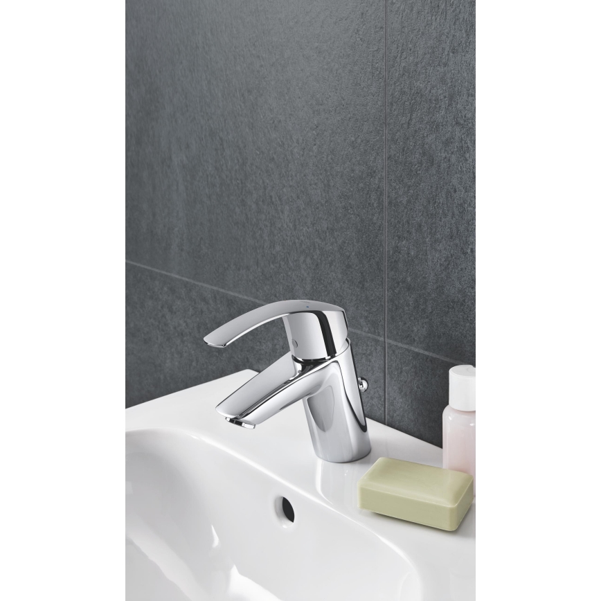GROHE 33265002 - EUROSMART Basin Mixer DN 15, Size S, Polished Chrome