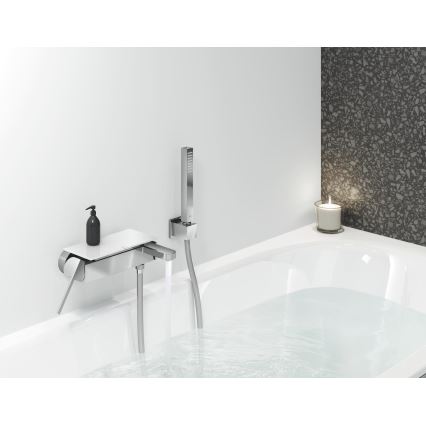 GROHE 33547003 - PLUS Bath Mixer Set, Polished Chrome