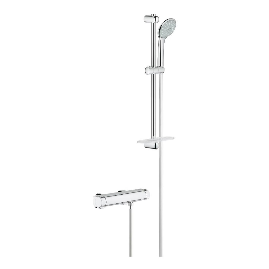 GROHE 34195001 - GROHTHERM 2000 thermostatic mixer with EUPHORIA 110 shower set, chrome