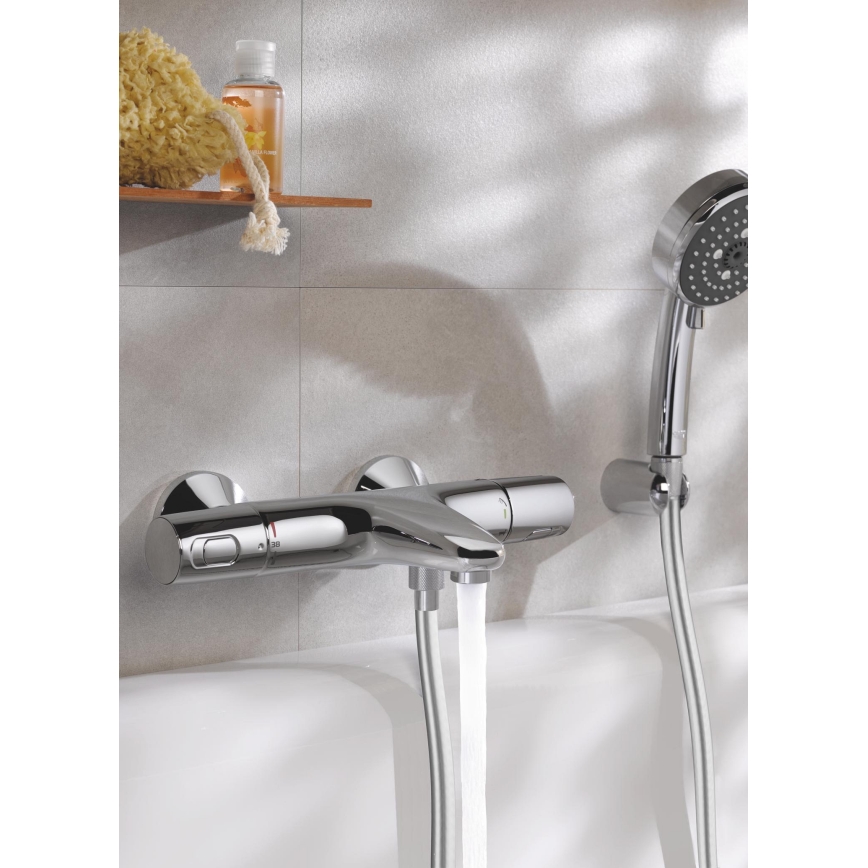 GROHE 34227002 - PRECISION TREND DN 15 Thermostatic Bath Mixer, Polished Chrome