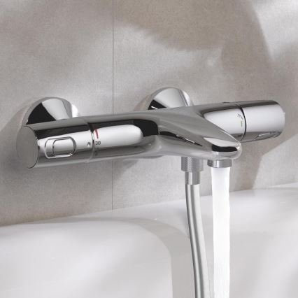 GROHE 34227002 - PRECISION TREND DN 15 Thermostatic Bath Mixer, Polished Chrome