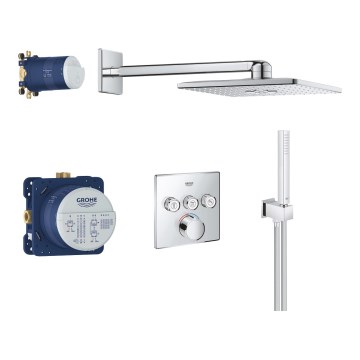 GROHE 34712000 - SMARTCONTROL 310 × 310 mm Shower Set, Polished Chrome