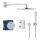 GROHE 34730000 - GROHTHERM RAINSHOWER COSMOPOLITAN 310 422 mm Shower Set Chrome
