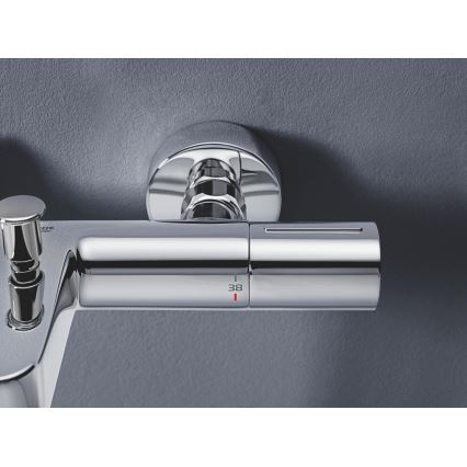 GROHE 34774000 - PRECISION GET DN 15 Thermostatic Bath Mixer, Polished Chrome