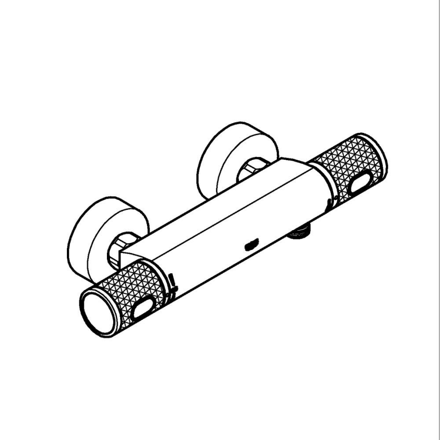 GROHE 34790000 - PRECISION FEEL Thermostatic Shower Mixer DN 15, Chrome