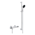 GROHE 34805001 - PRECISION FLOW DN 15 Thermostatic Shower Set in Polished Chrome