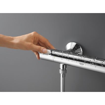 GROHE 34840000 - PRECISION Thermostatic shower mixer DN 15 polished chrome