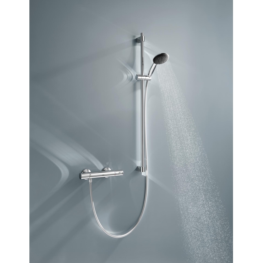 GROHE 34854001 - PRECISION START 900 mm Chrome Thermostatic Shower Mixer