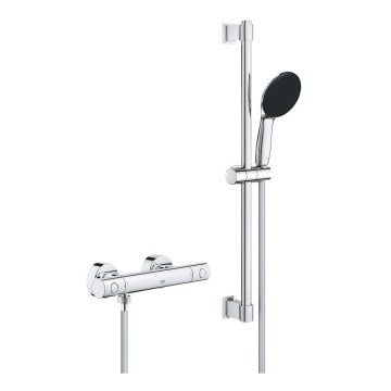 GROHE 34856000 - PRECISION GET 600 mm shower set with thermostatic mixer, polished chrome