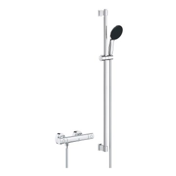 GROHE 34857000 - Shower set with thermostatic mixer PRECISION GET 12” polished chrome
