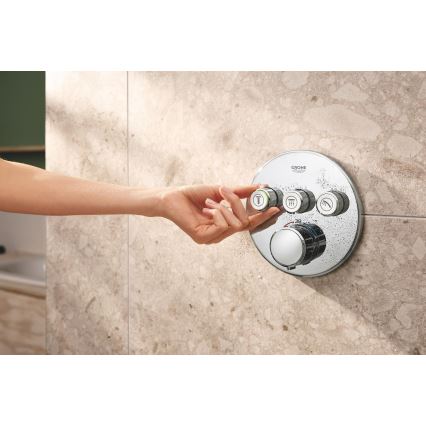 GROHE 34874000 - PRECISION SMARTCONTROL 310 mm Shower System, Polished Chrome