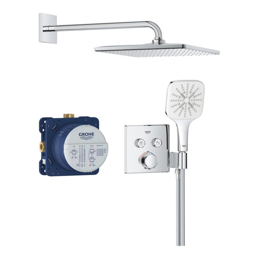 GROHE 34876000 - PRECISION SMARTCONTROL Shower System 310 × 310 mm Chrome