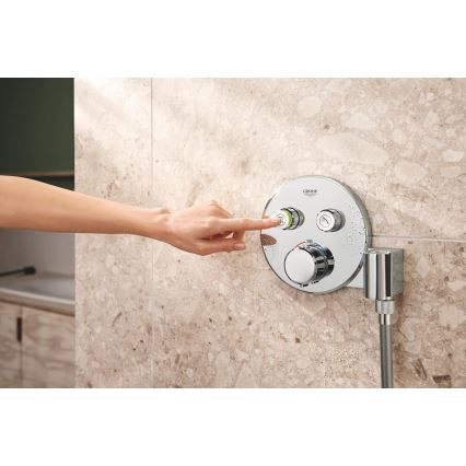 GROHE 34877000 - VITALIO RAIN MONO 310 Shower System, Polished Chrome