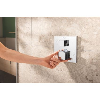 GROHE 34879000 - Concealed shower system PRECISION CUBE 310 × 310 mm chrome