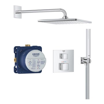 GROHE 34879000 - PRECISION CUBE Concealed Shower System 310 × 310 mm, Chrome
