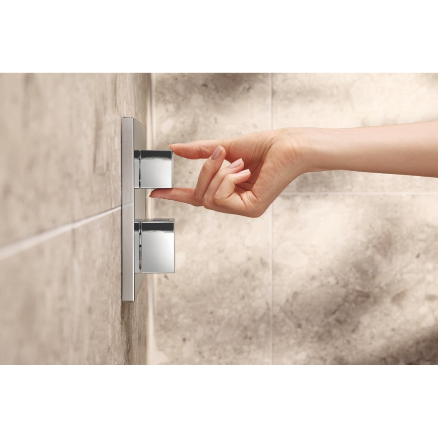 GROHE 34879000 - PRECISION CUBE Concealed Shower System 310 × 310 mm, Chrome