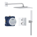 GROHE 34881000 - PRECISION 310 × 310 mm Concealed Shower System, Polished Chrome