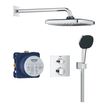 GROHE 34882000 - PRECISION VITALIO COMFORT 250 Shower System, Polished Chrome