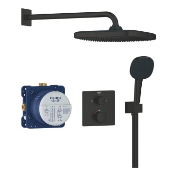 GROHE 348822430 - PRECISION Shower Set 250 × 250 mm, Black