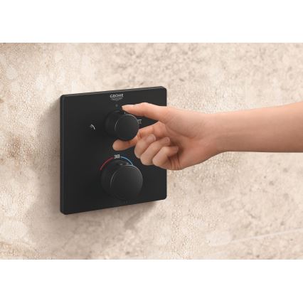 GROHE 348822430 - Shower set PRECISION 250 × 250 mm black