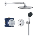 GROHE 34883000 - PRECISION VITALIO START 250 Shower System, Polished Chrome