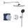 GROHE 34883000 - PRECISION VITALIO START 250 Shower System, Polished Chrome