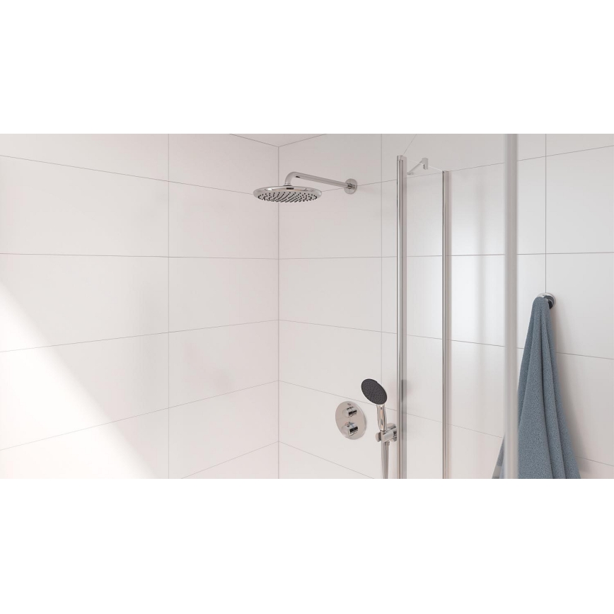 GROHE 34883000 - PRECISION VITALIO START 250 Shower System, Polished Chrome
