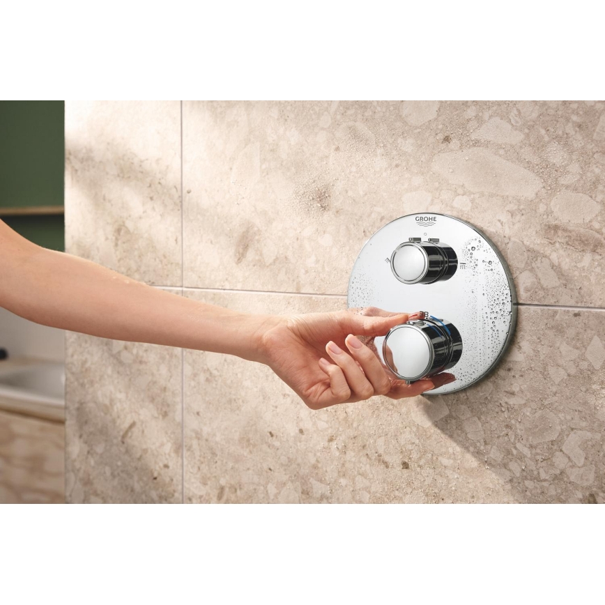 GROHE 34883000 - PRECISION VITALIO START 250 Shower System, Polished Chrome