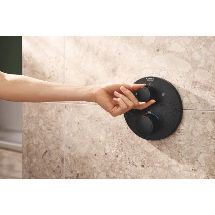 GROHE 348832430 - VITALIO START 250 mm shower set, black