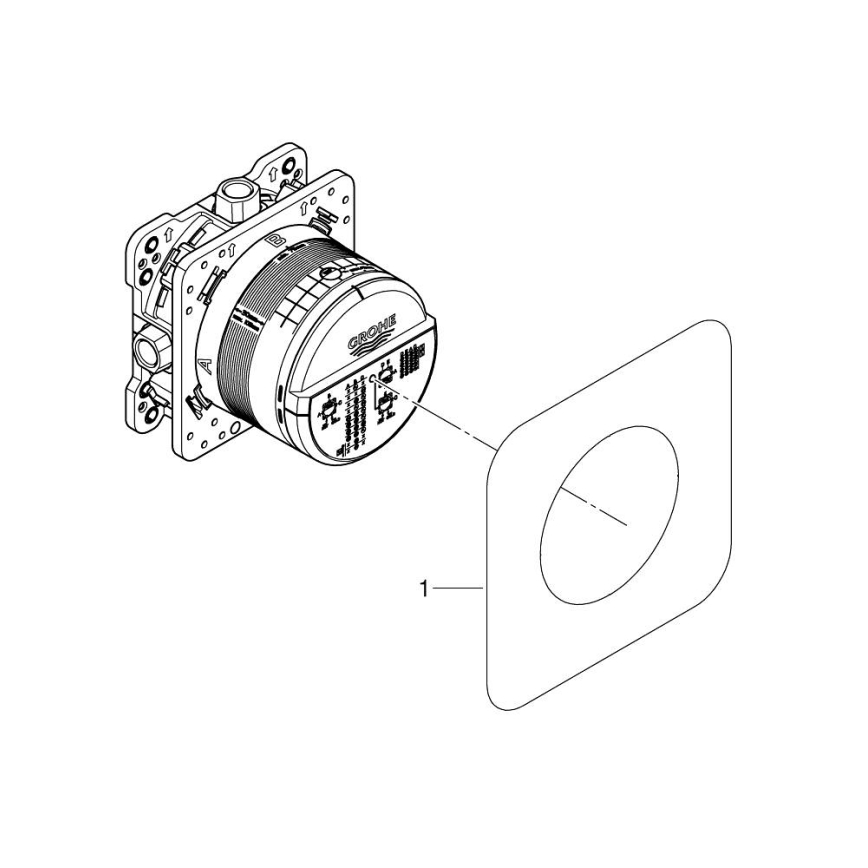 GROHE 35600000 - RAPIDO SMARTBOX DN 15 Universal rough-in body