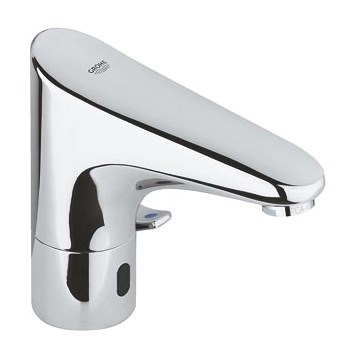 GROHE 36207001 - EUROPLUS E Electronic Basin Mixer DN 15, Polished Chrome