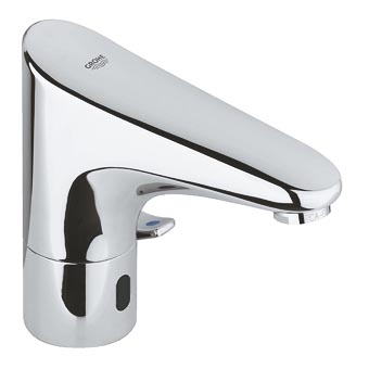 GROHE 36207001 - EUROPLUS E Electronic Basin Mixer DN 15, Polished Chrome