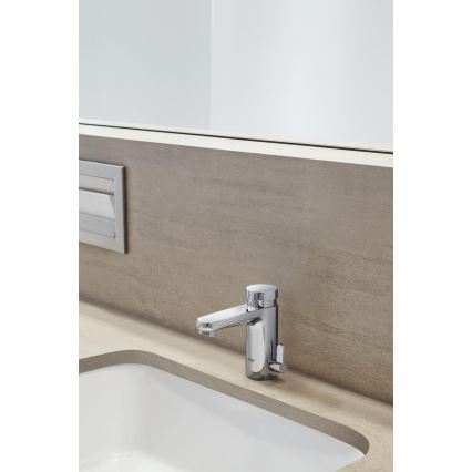 GROHE 36317000 - EUROSMART COSMOPOLITAN T Self-Closing Basin Mixer, Chrome