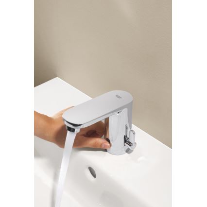 GROHE 36366002 - GET E Electronic Basin Mixer, Polished Chrome