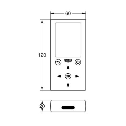 GROHE 36407001 - Remote control