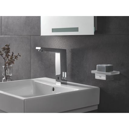 GROHE 36440000 - EUROCUBE E Infrared Electronic Basin Mixer DN 15, Chrome