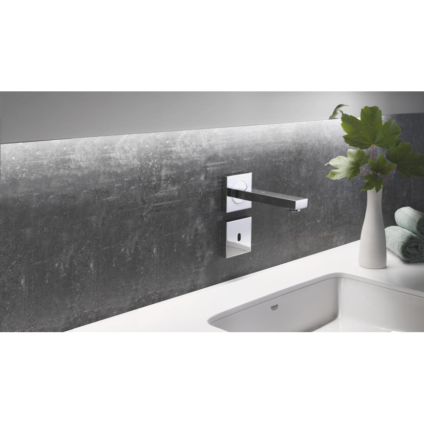 GROHE 36442000 - Infrared electronic faucet EUROCUBE E, polished chrome