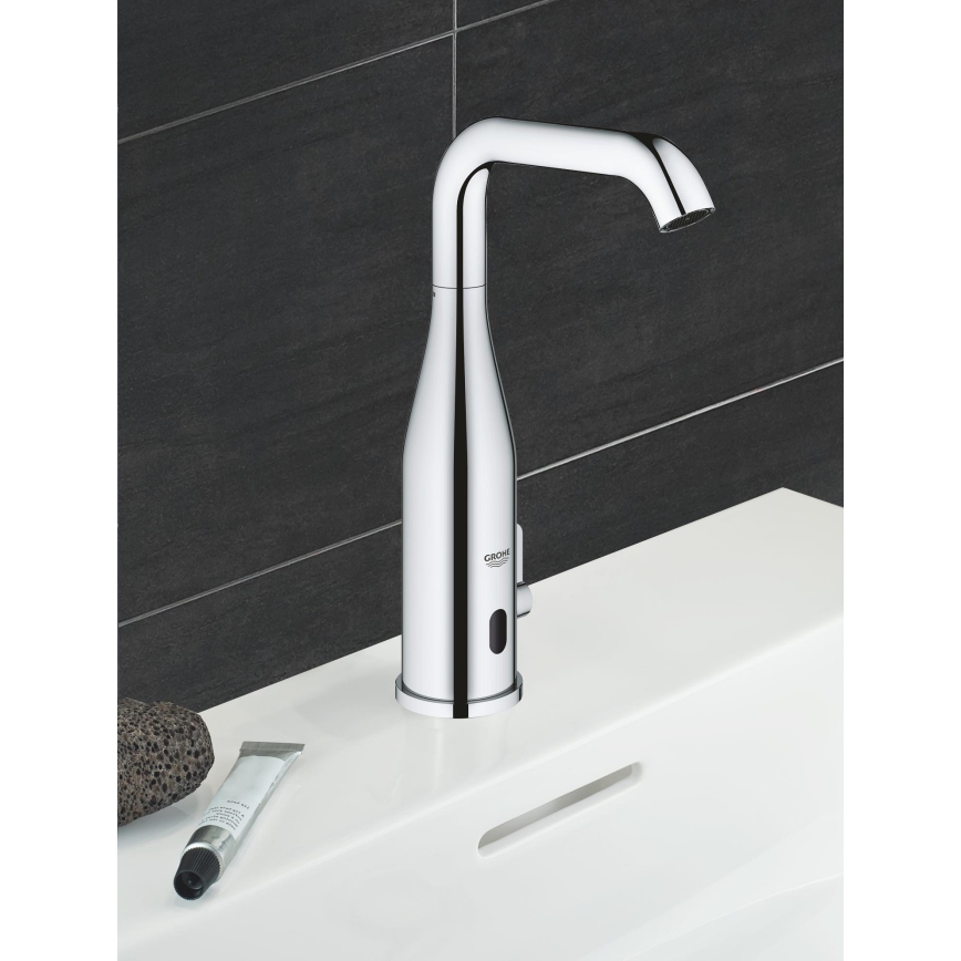 GROHE 36445000 - ESSENCE E Infrared Electronic Washbasin Mixer, Polished Chrome