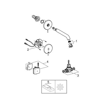 GROHE 36447000 - Infrared electronic tap ESSENCE E 182 mm, polished chrome